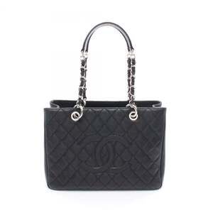 CHANEL Matelasse Grand Shopping GST Tote Bag, Handbag, Calfskin Leather, Wome...